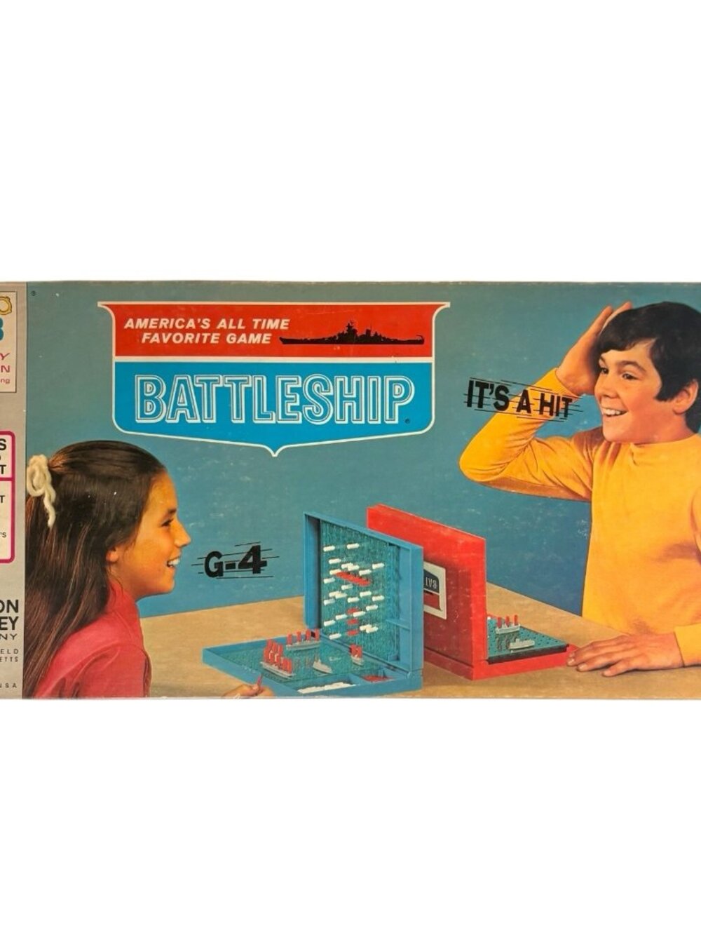 Vintage 1971 "Battleship Game" Milton Bradley 100% Complete Good Condition #4730